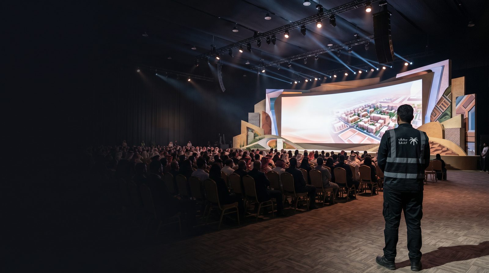 حفل إطلاق مشروع عقاري — SAAF project launch event
